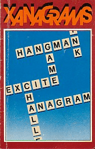 Xanagrams box art for ZX Spectrum
